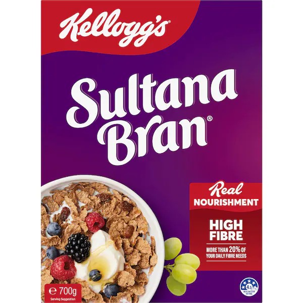 Kellogg's Sultana Bran Breakfast Cereal 700g