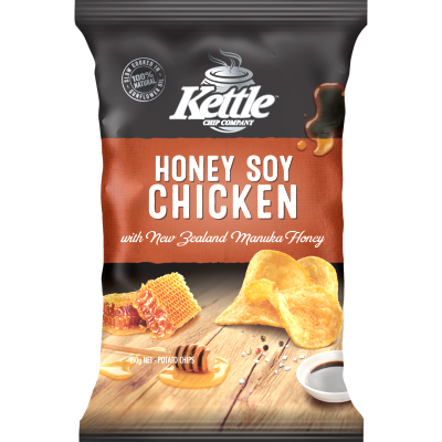 Kettle Chip Company Honey Soy Chicken Potato Chips 150g