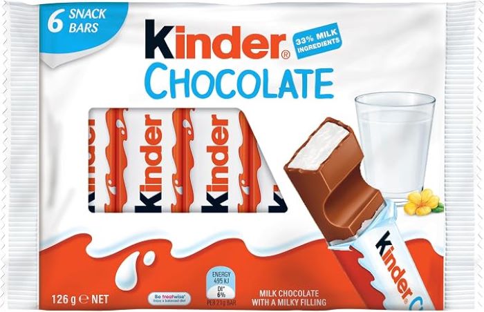 Kinder Maxi Chocolate 6 x 21g