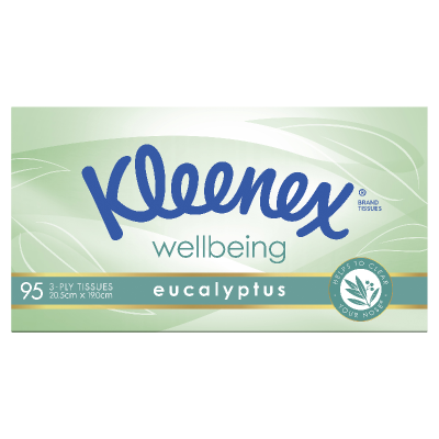 Kleenex Eucalyptus Facial Tissues 95pk