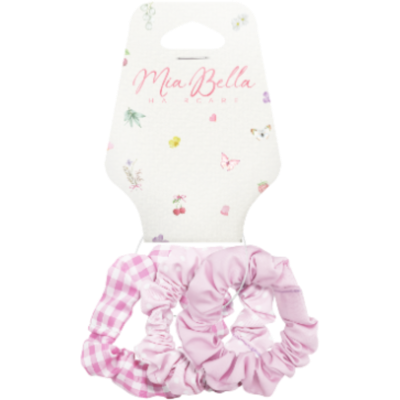 Korbond Mia Bella Charming Scrunchies Assorted 3pk