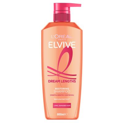 L'Oreal Paris Elvive Dream Lengths Restoring Shampoo 800ml