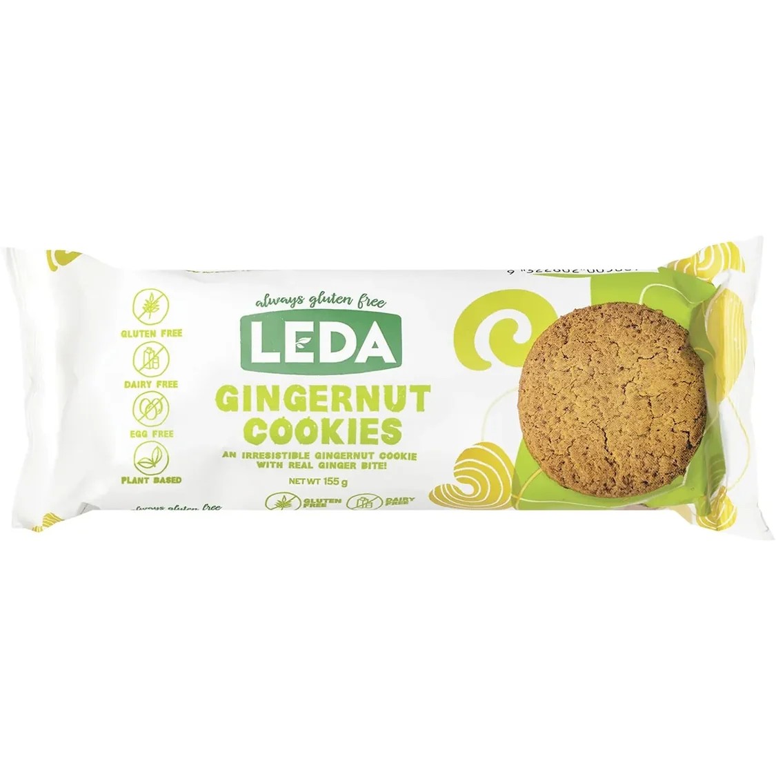 Leda Gluten Free Gingernut Cookies 155g