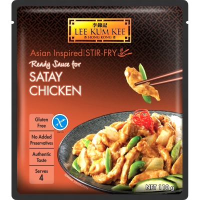 Lee Kum Kee Gluten Free Satay Chicken Ready Sauce 110g