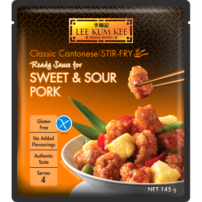 Lee Kum Kee Gluten Free Sweet & Sour Pork Ready Sauce 145g