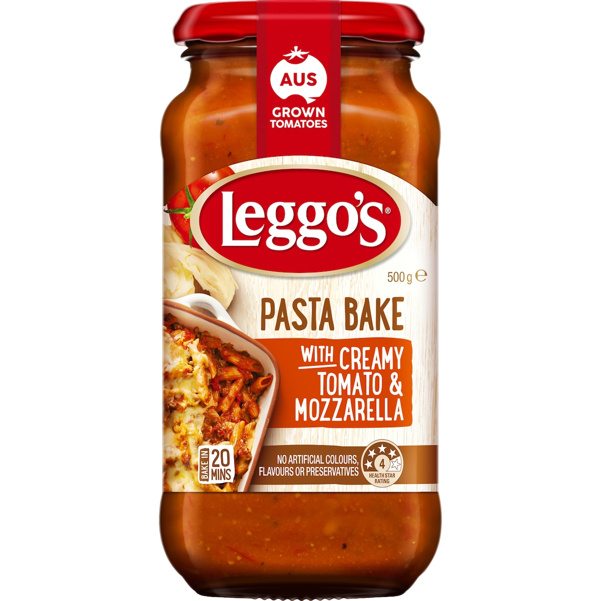 Leggo's Creamy Tomato Mozzarella Pasta Bake 500g