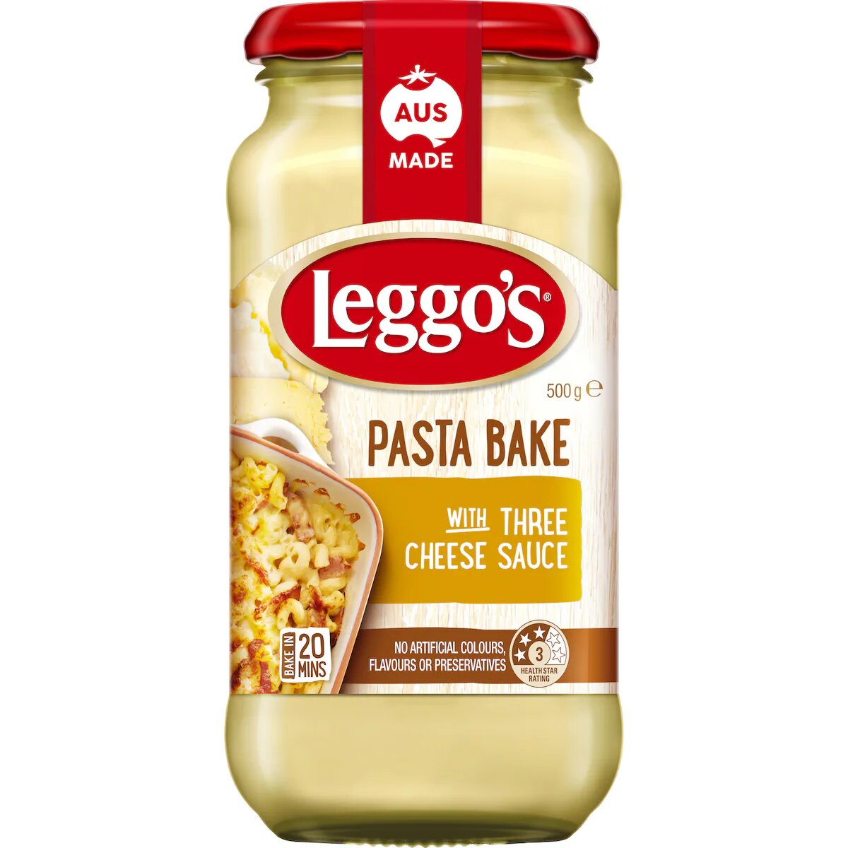 Leggo's Pasta Bake with Three Cheese Sauce 500g