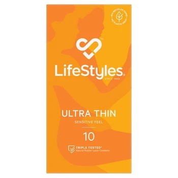 Lifestyles Ultra Thin Condoms 10pk