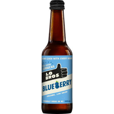 Lo Bros Blueberry Kombucha 330ml