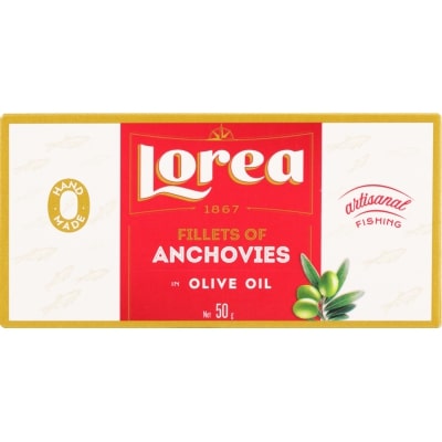 Lorea Fillets Of Anchovies In Olive Oil 50g