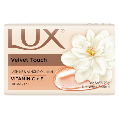 Lux Velvet Touch Bar Soap 4 x 70g