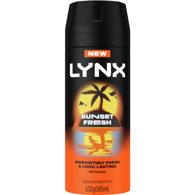 Lynx Sunset Fresh Body Spray 165ml