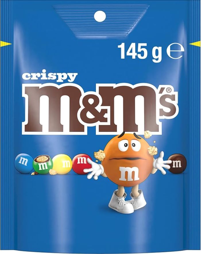 M&M's Crispy Chocolate Pouch 145g