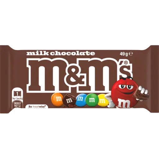 M&M's Milk Chocolate Bag 49g