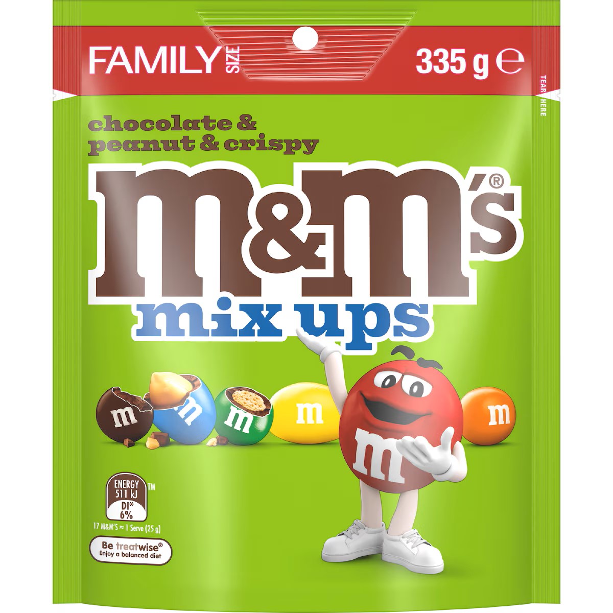 M&M's Mix Ups Pouch 335g