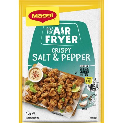 Maggi Air Fryer Crispy Salt & Pepper Seasoned Coating Sachet 40g