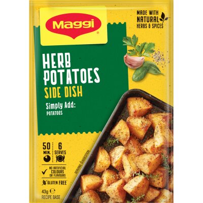 Maggi Side Dish Herb Potatoes Recipe Base Sachet 43g