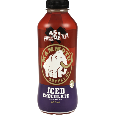 Mammoth Supply Co. Protein Fix Iced Chocolate Flavoured Milk 600ml