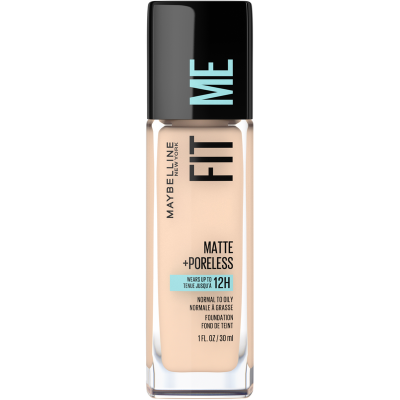 Maybelline New York Fit Me! Matt & Poreless 112 Natural Ivory Foundation 1pk