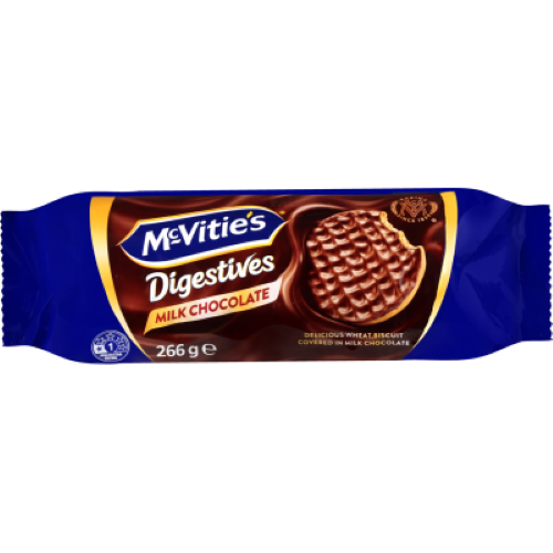 McVitie's Milk Chocolate Digestives Biscuits 266g