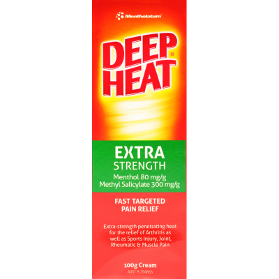 Mentholatum Deep Heat Extra Strength Cream 100g