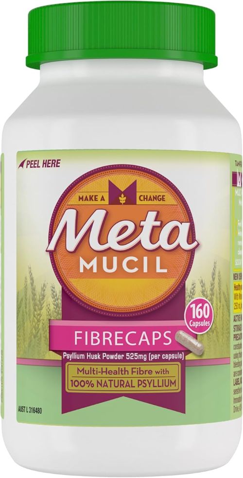 Metamucil Fibrecaps Dietary Supplement Capsules 160pk