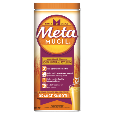 Metamucil Orange Smooth Daily Fibre Supplement 425g