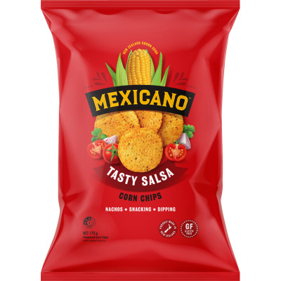 Mexicano Tasty Salsa Corn Chips 170g