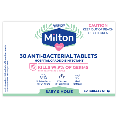 Milton Anti-Bac Anti-Bacterial Tablets 30pk