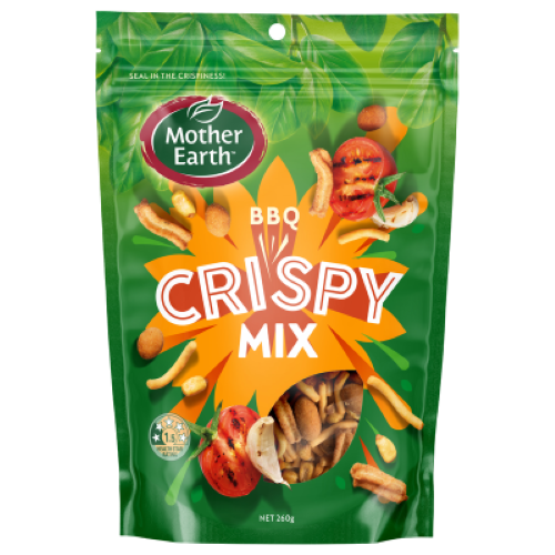 Mother Earth BBQ Crispy Mix 260g