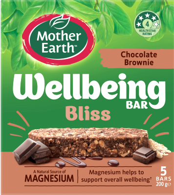 Mother Earth Bliss Chocolate Brownie Wellbeing Bars 200g