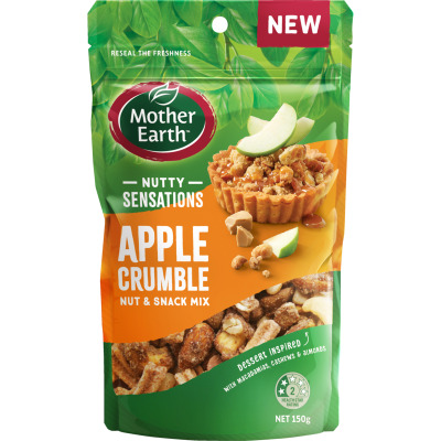 Mother Earth Nutty Sensations Apple Crumble Nut & Snack Mix 150g