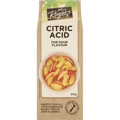Mrs Rogers Citric Acid 80g