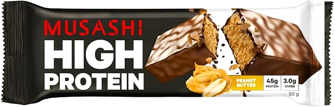 Musashi Peanut Butter Flavour High Protein Bar 90g