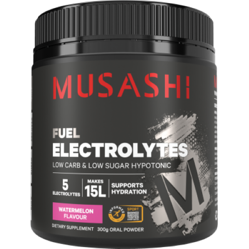 Musashi Fuel Electrolytes Watermelon Flavour Oral Powder 300g