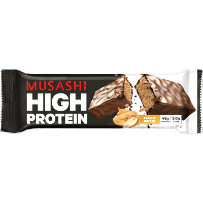 Musashi Peanut Butter Flavour High Protein Bar 90g