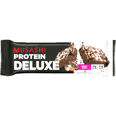 Musashi Rocky Road Flavour Deluxe Protein Bar 60g
