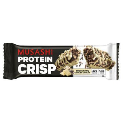 Musashi White Choc Cookies & Cream Protein Crisp Bar 60g