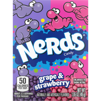 NERDS Dual Chamber Grape & Strawberry Candy 46.7g