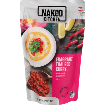 Naked Kitchen Fragrant Thai Red Curry With Tamarind & Rice Noodles 500g