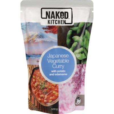 Naked Kitchen Japanese Vegetable Curry With Potato And Edamame 500g