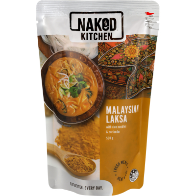 Naked Kitchen Malaysian Laksa with Rice Noodles And Coriander 500g