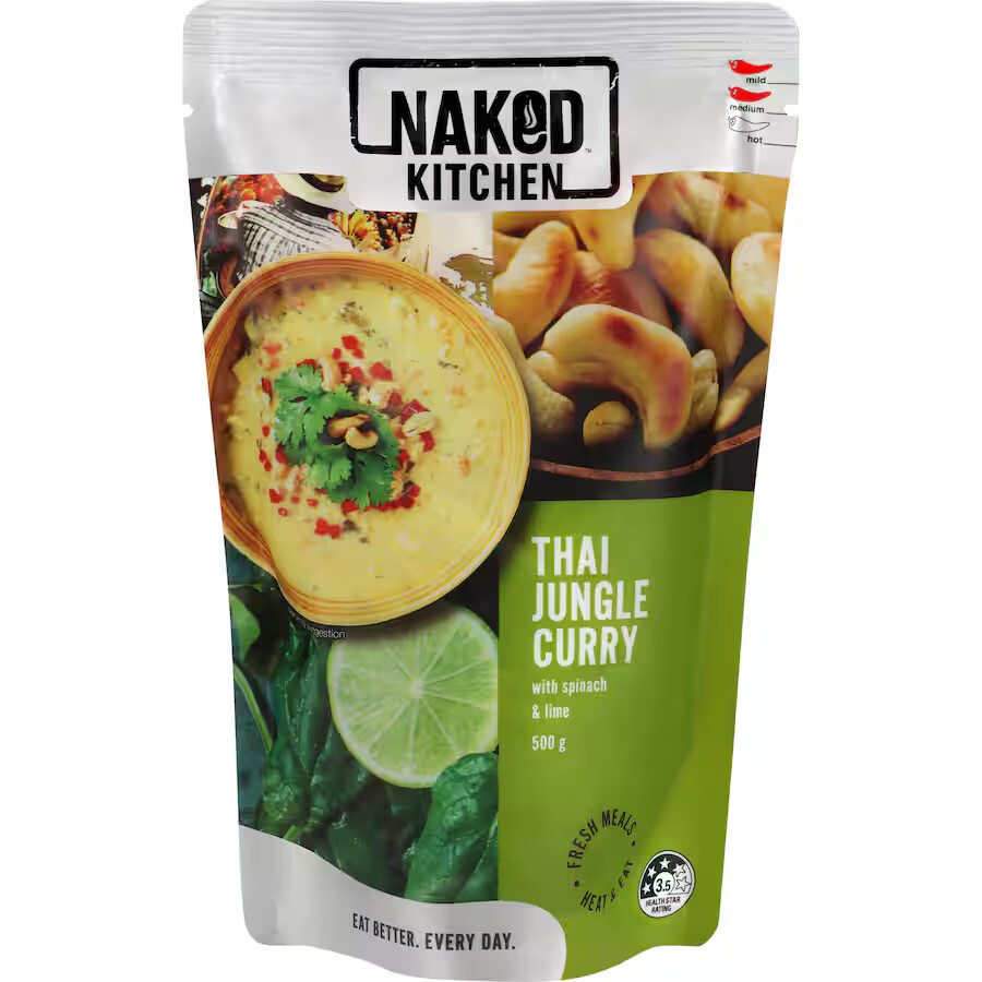 Naked Kitchen Thai Jungle Curry With Spinach & Lime 500g