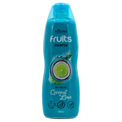 Natures Organics Fruits Coconut & Lime Shampoo 500ml