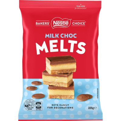 Nestle Bakers' Choice Milk Choc Melts 225g