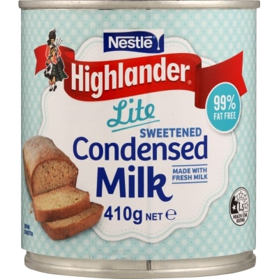Nestle Highlander Lite Sweetened Condensed Milk Can 410g