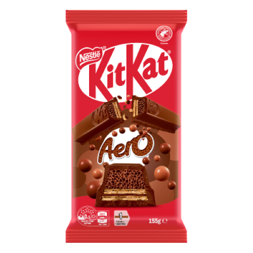 Chocolate Block Nestle Kit Kat Aero Milk 155g