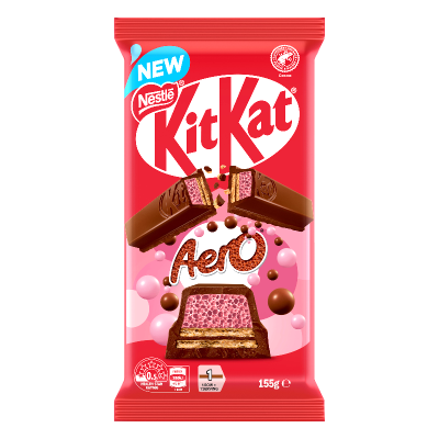 Chocolate Block Nestle Kit Kat Aero Strawberry 155g