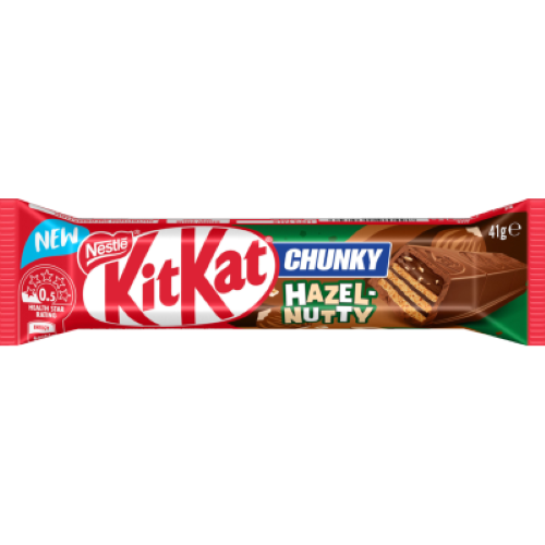 Nestle Kit Kat Chunky Hazel-Nutty Chocolate Bar 41g