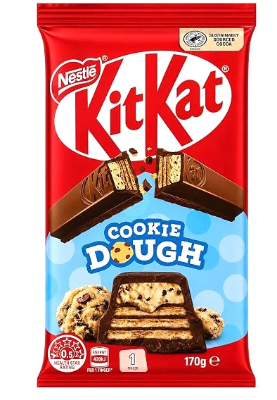 Chocolate Block Nestle Kit Kat Cookie Dough 170g